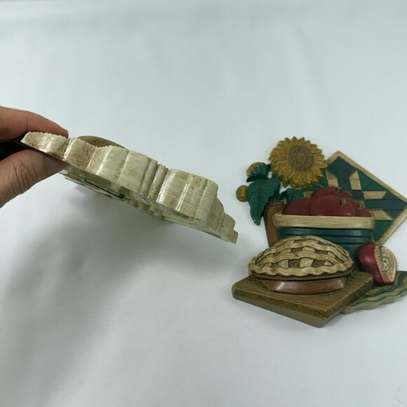 Vintage Home Interior 3D Bakery Shop Wall Hang Deco Retro Rustic Pie Tea Coffee - Picture 5 of 12